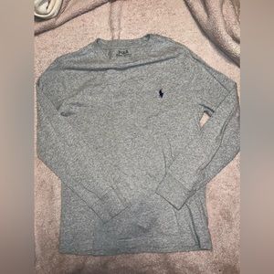 Ralph Lauren shirt, gray, long sleeve